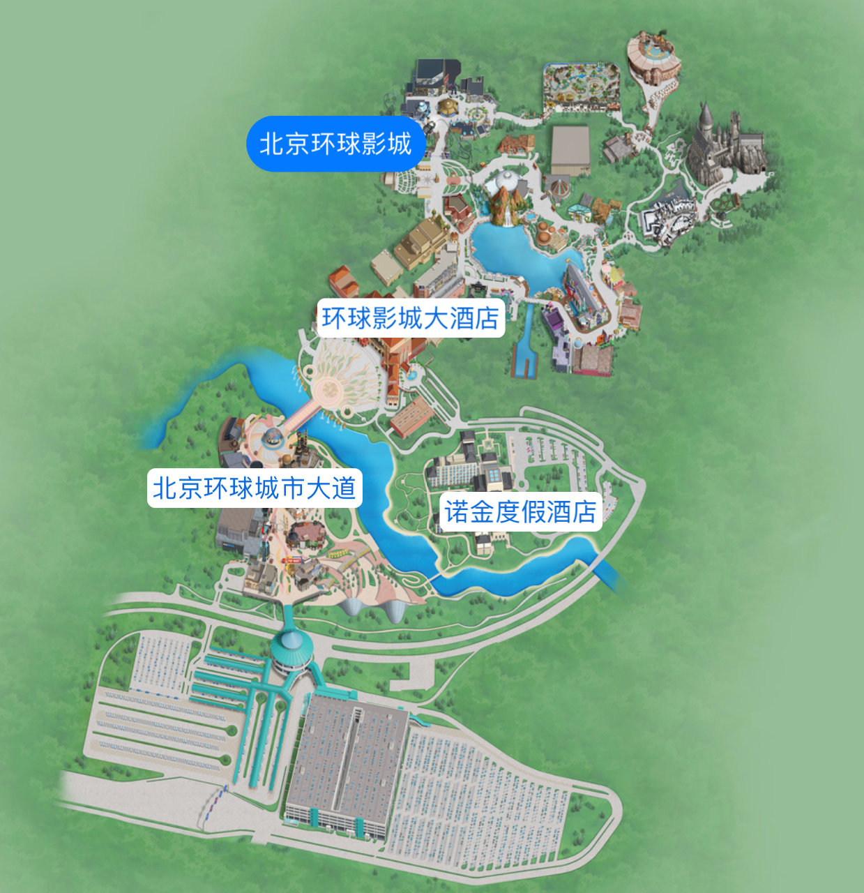 北京环球影城总体规划图片